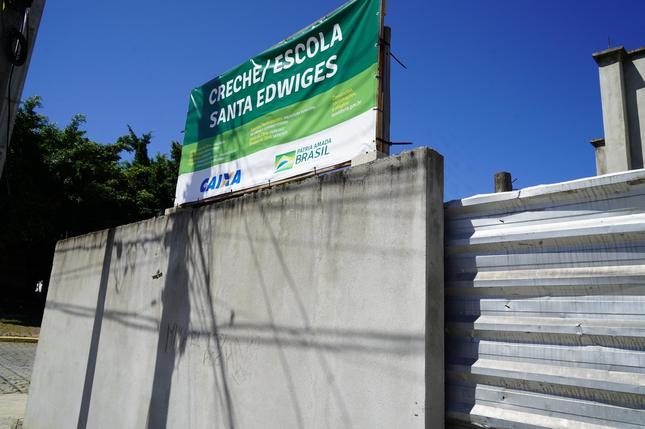 Obra De Constru O Da Creche Da Santa Edwiges N O Para Gazeta