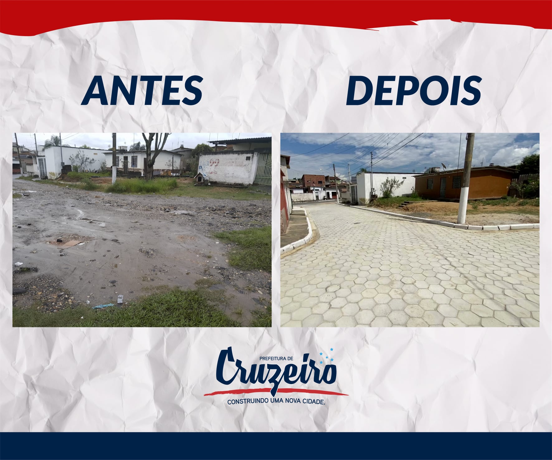 Obras em Cruzeiro seguem em atividade mesmo com a fase emergencial