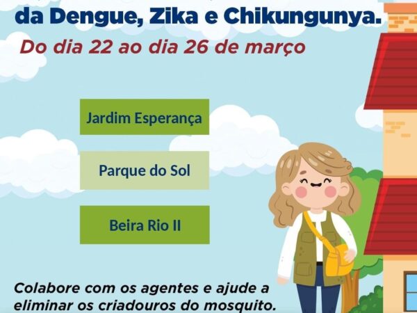 Em Guará, bairros recebem visitas de agentes de controle da Dengue, Zika e Chikungunya