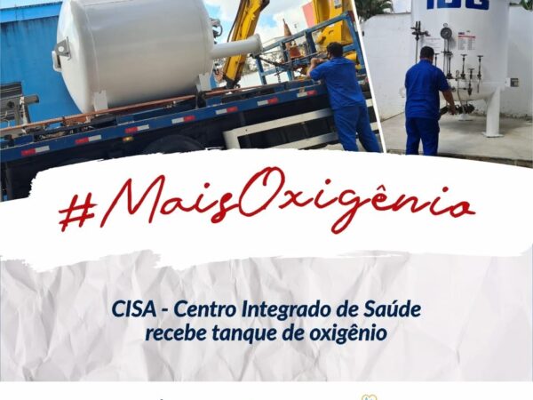 Cruzeiro adquire Tanque Criogênio de Oxigênio para a rede de saúde da cidade