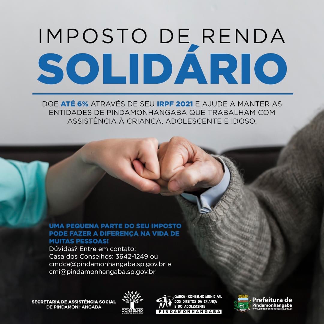 Imposto de Renda Solidário em Pinda