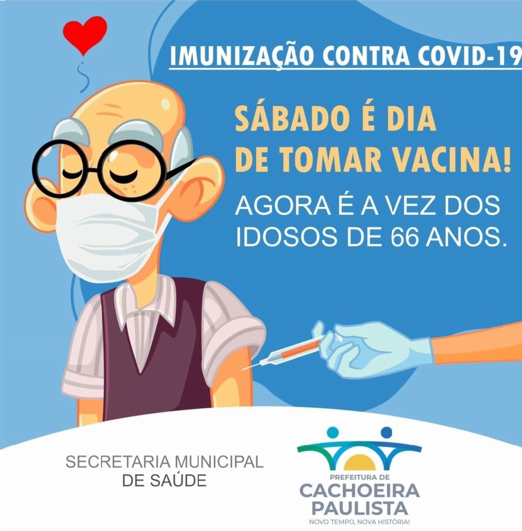 Cachoeira Paulista antecipa o cronograma de vacinação contra a Covid-19