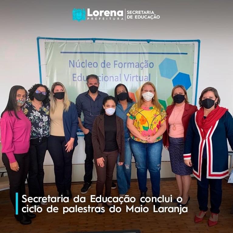 Secretaria da Educação de Lorena conclui palestras do Maio Laranja