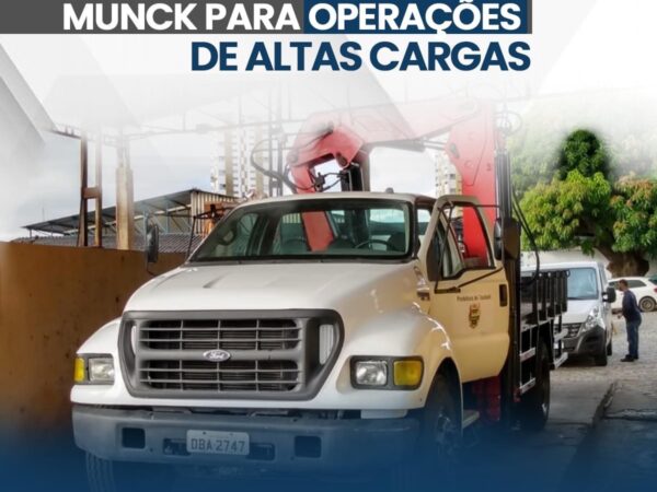 Prefeitura entrega caminhão Munck em Taubaté