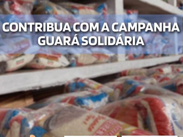 Contribua com a campanha Guará Solidária