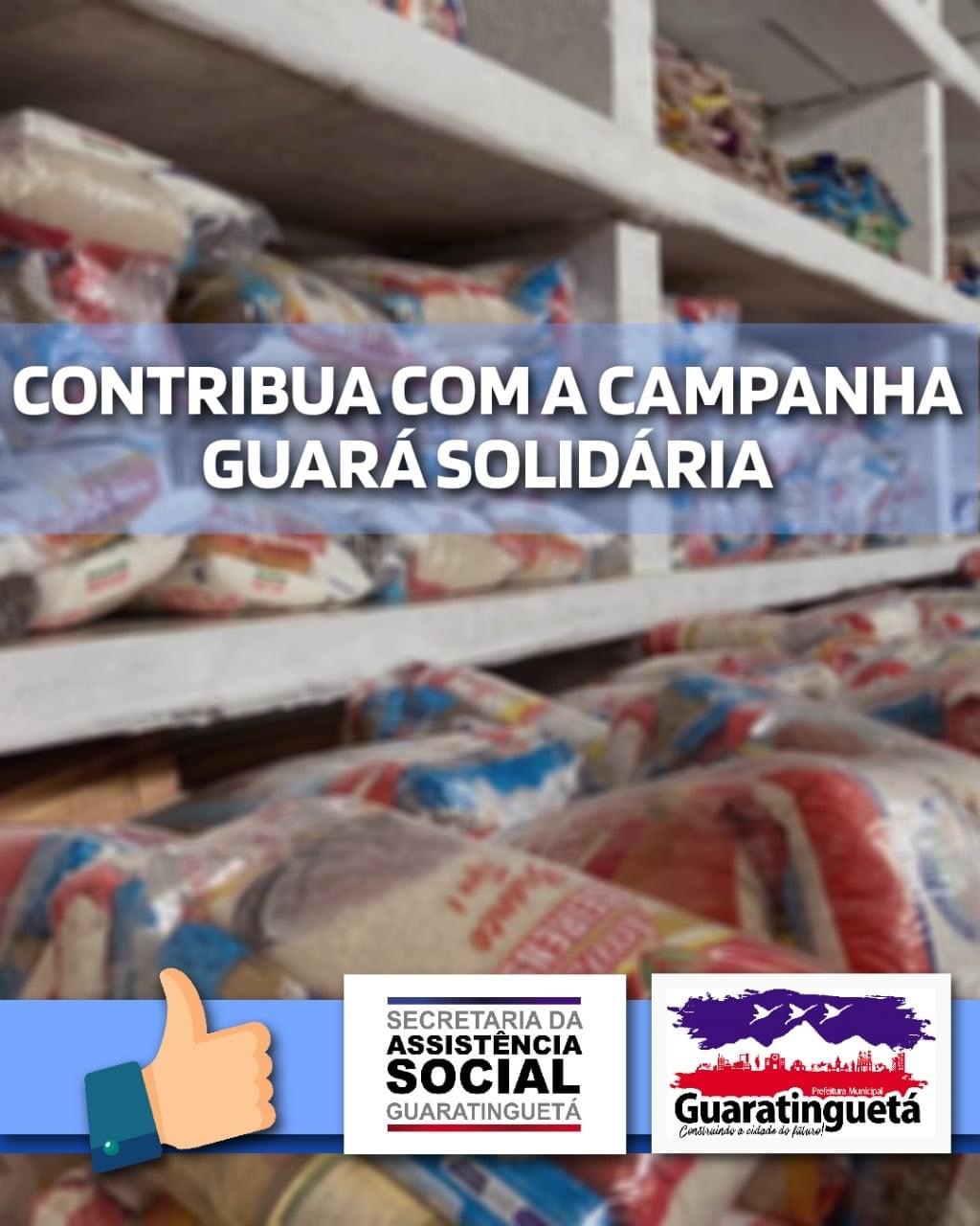 Contribua com a campanha Guará Solidária