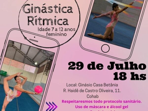 Secretaria de Esportes de Guará realiza seletiva de ginástica rítmica