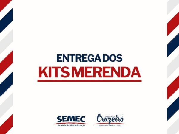 Semec irá realizar a 3ª entrega dos kits merenda