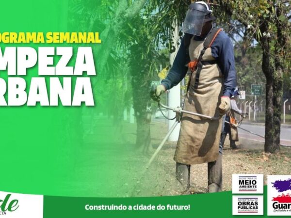 É divulgado o cronograma da limpeza urbana em Guará desta semana