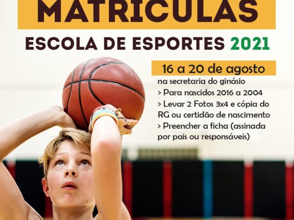 Escola de Esportes de Pinda abre vagas para novos alunos