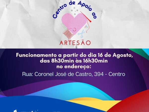 Cruzeiro anuncia novo Centro de Apoio ao Artesão da cidade