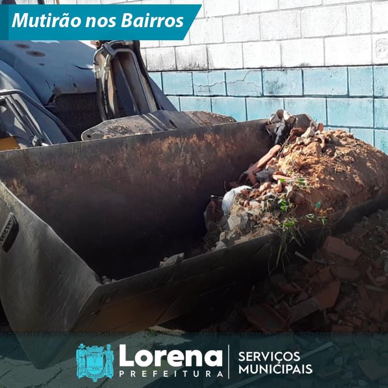 Diversos bairros de Lorena recebem mutirão de serviços