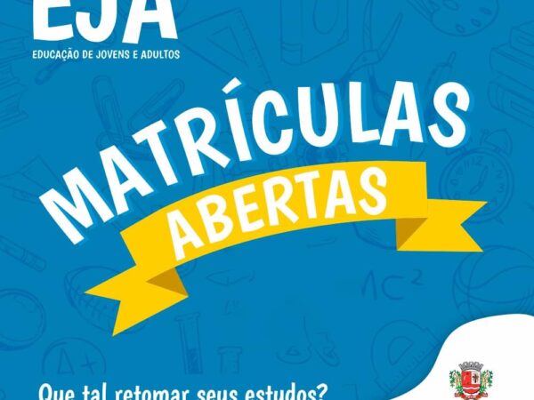 A Educação de Jovens e Adultos (EJA) abriu as matrículas para o Ensino Fundamental em Potim