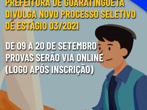 Guará inicia inscrições para processo seletivo de estágio na área de Segurança do Trabalho