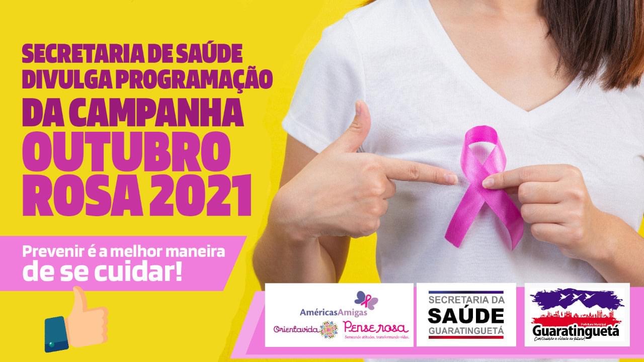 Guará divulga programação da campanha do Outubro Rosa