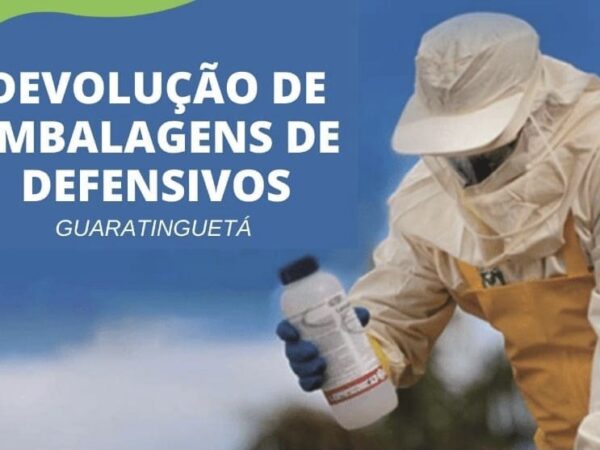Embalagens de defensivos agrícolas são recolhidas em Guaratinguetá