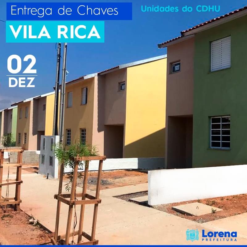 Prefeitura de Lorena entrega mais de 22 casas do CDHU