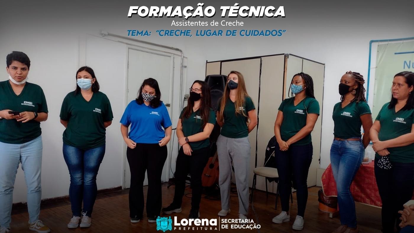 Profissionais das creches de Lorena recebem formação técnica
