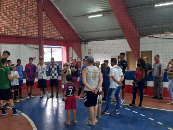 Em Guará, peneira define quais serão as equipes de futsal masculino infantil