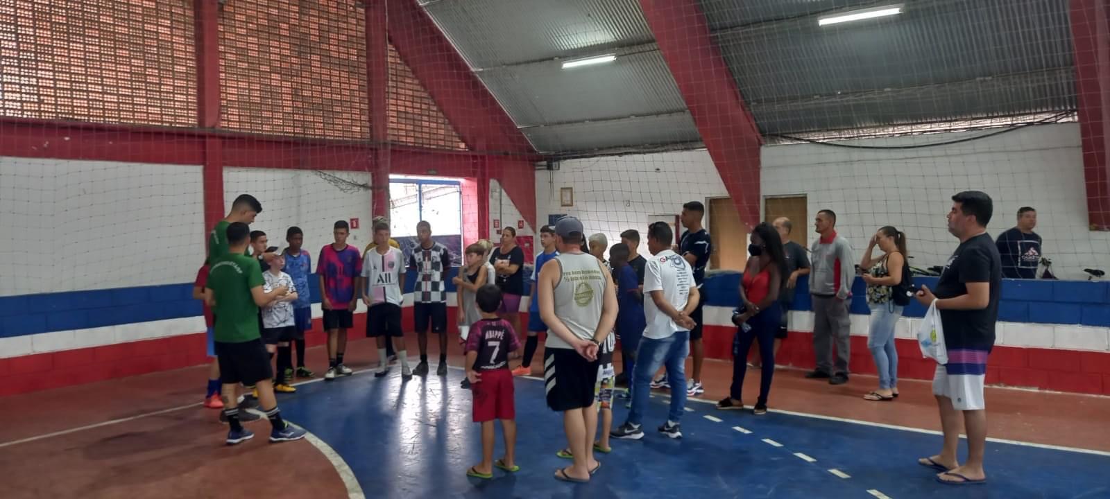 Em Guará, peneira define quais serão as equipes de futsal masculino infantil