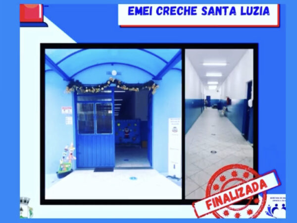 Em Aparecida, Secretaria de Educação finaliza reforma da creche Santa Luzia