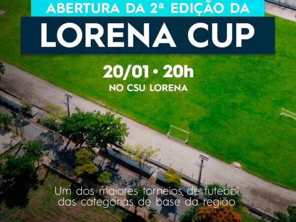 Lorena realiza copa regional de futebol na cidade