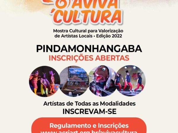 Festival Aviva Cultura está com inscrições abertas