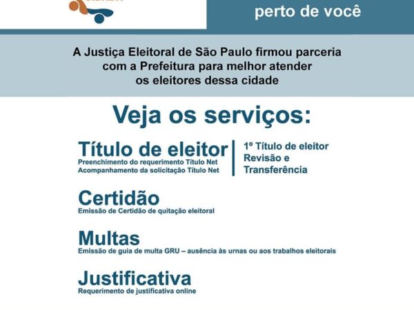 Justiça Eleitoral de São Paulo firma parceria com Prefeitura de Canas