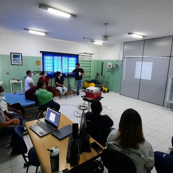 Canas realiza treinamento da equipe de Agentes Comunitários de Saúde (ACS)