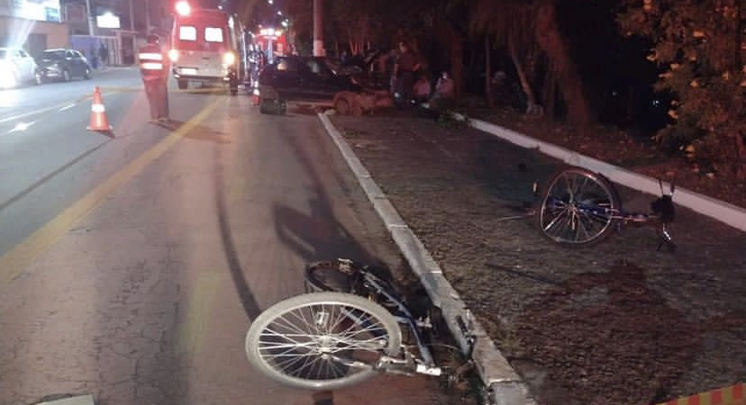 Motorista atinge e mata ciclista em Guará