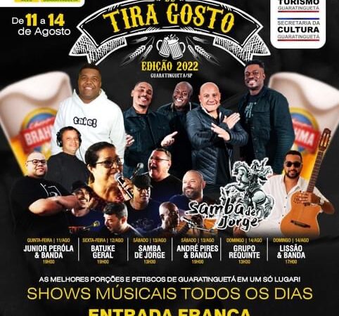 Guará realiza 8º Festival de Tira Gosto