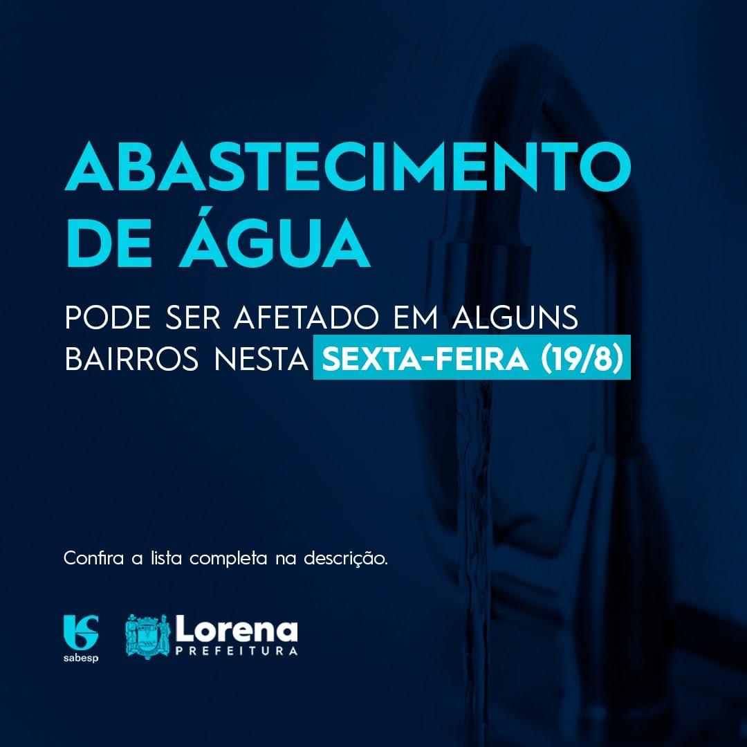 Interrupção da energia pode afetar abastecimento de água em alguns bairros