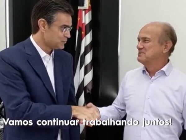 Ballerini se encontra com Governador Rodrigo Garcia em São Paulo