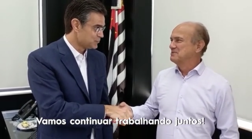 Ballerini se encontra com Governador Rodrigo Garcia em São Paulo