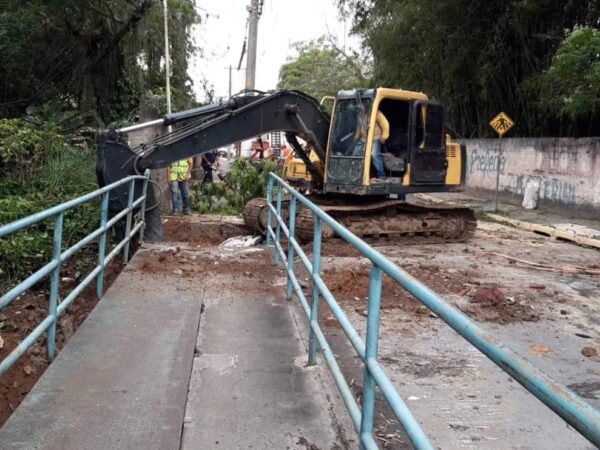 Obras na ponte da Rua Padre João Renaudin se iniciam em Lorena