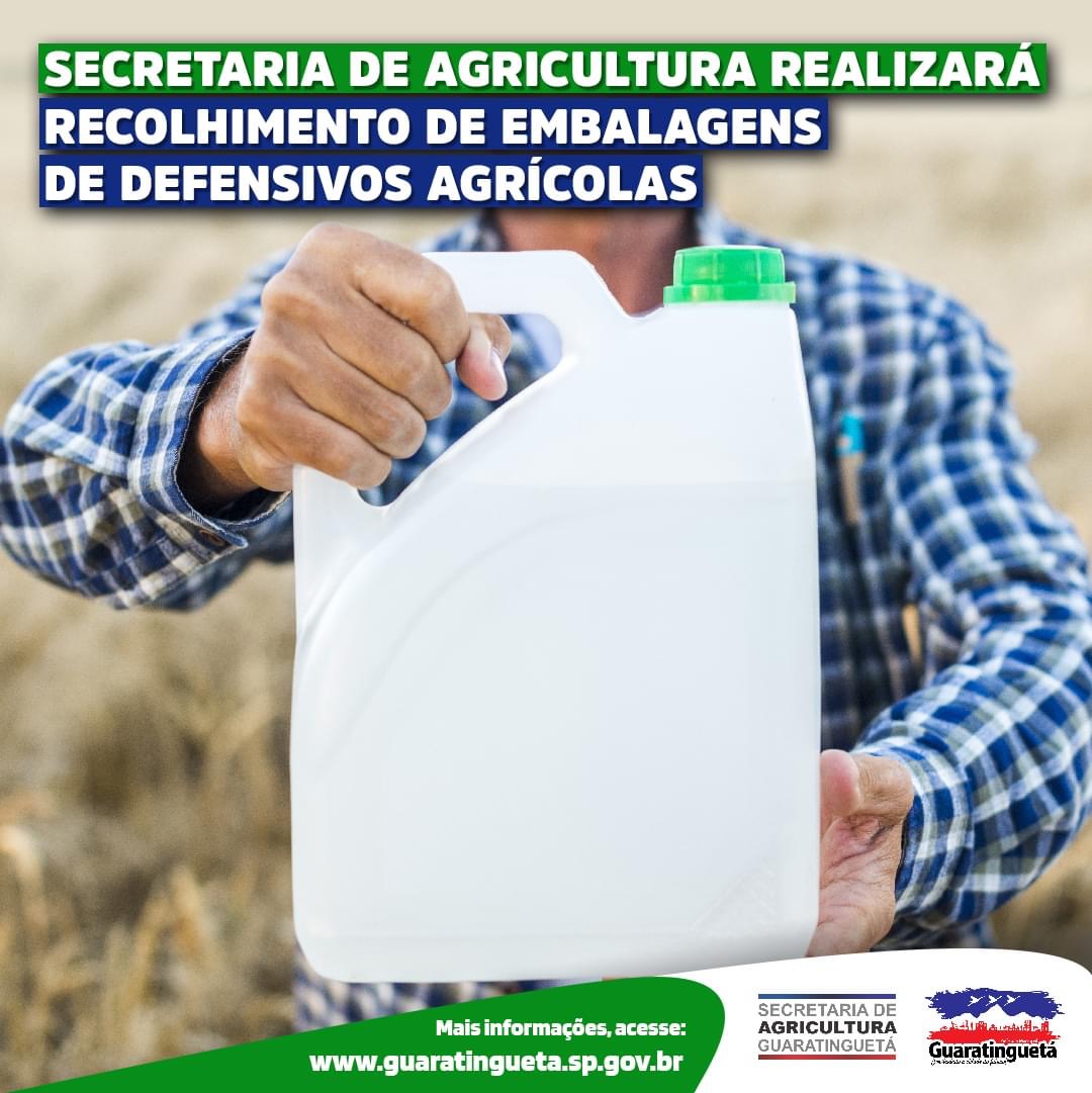 Guará recolhe embalagens de defensivos agrícolas