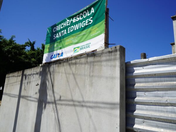 Obra de construção da creche da Santa Edwiges não para