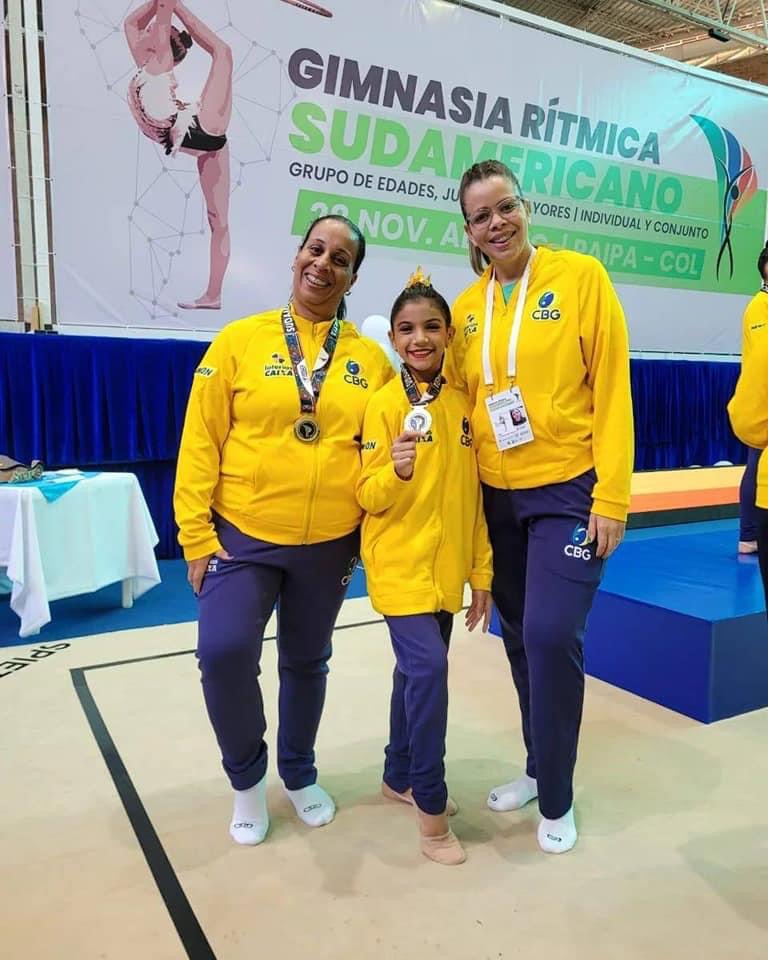 Ginasta de Guará é campeã sul-americana de ginástica rítmica