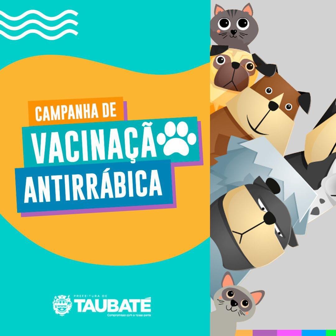 Taubaté realiza vacinação antirrábica em bairros da cidade