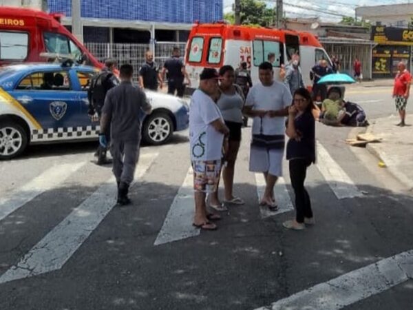 GCM salva vida de motociclista ferido em acidente em São José