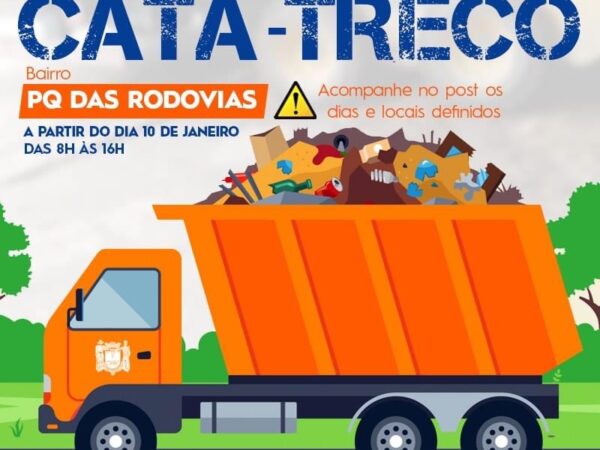 Em Lorena, Parque das Rodovias recebe operação Cata-Treco