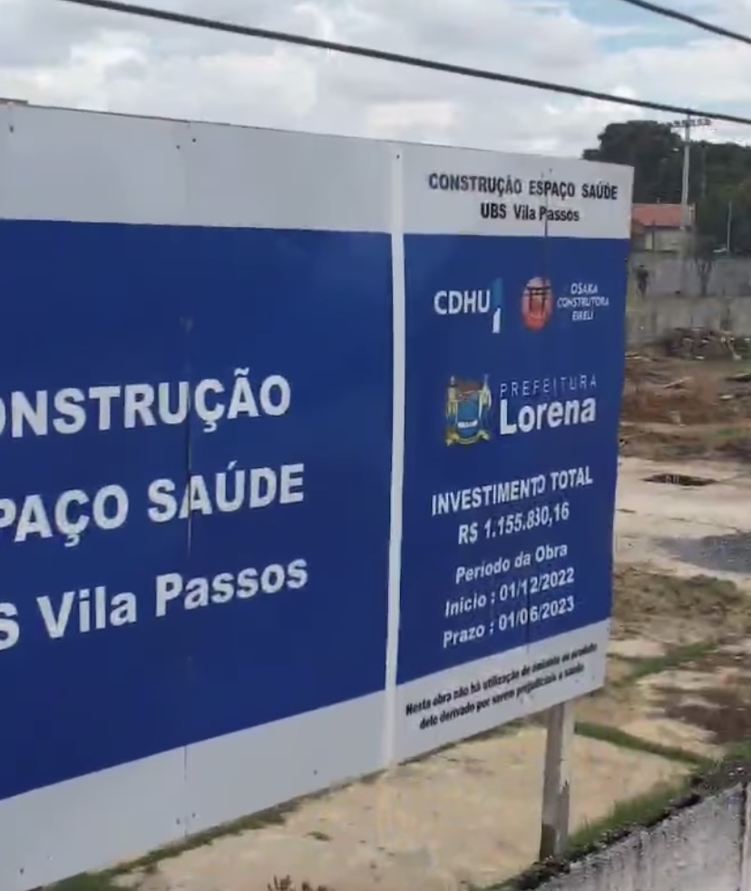 Prefeitura inicia construção de UBS na Vila Passos