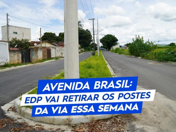 EDP agenda retirada dos postes da Avenida Brasil para esta semana