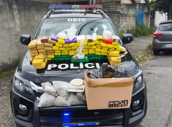 Polícia apreende 70 kg de drogas em Taubaté