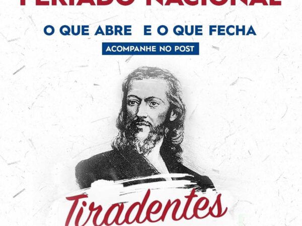 Confira o expediente da Prefeitura de Lorena no feriado de Tiradentes