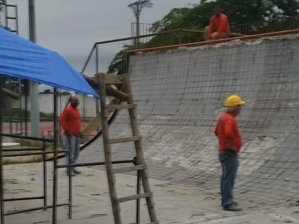 Reforma da pista de skate do CSU está em fase de finalização