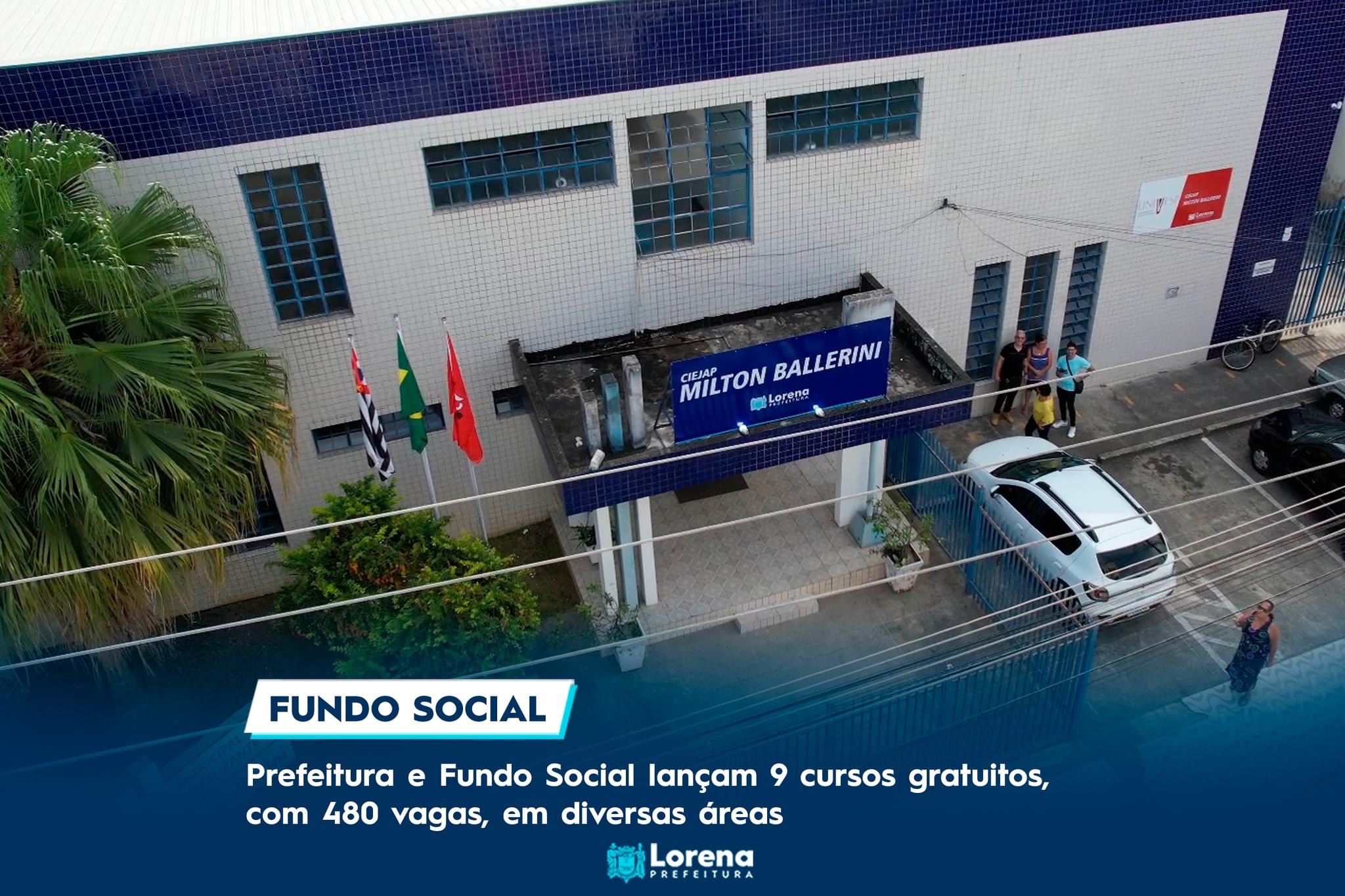 Prefeitura de Lorena e Fundo Social lançam nove cursos gratuitos em diversas áreas