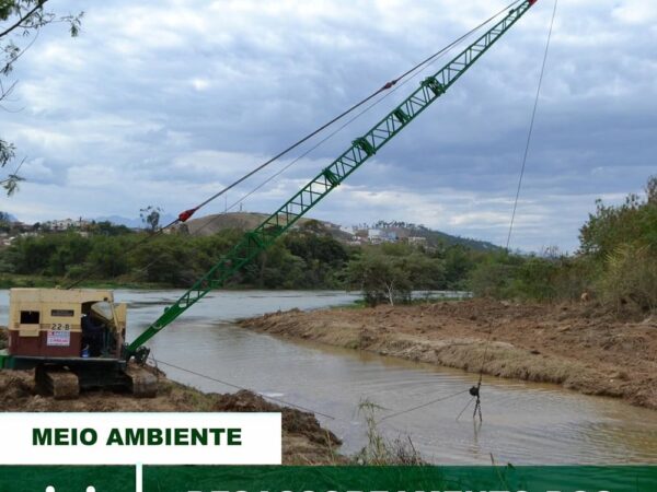 Cachoeira investe em serviços de desassoreamento para minimizar impactos de enchentes no município