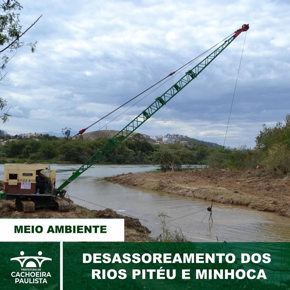 Cachoeira investe em serviços de desassoreamento para minimizar impactos de enchentes no município