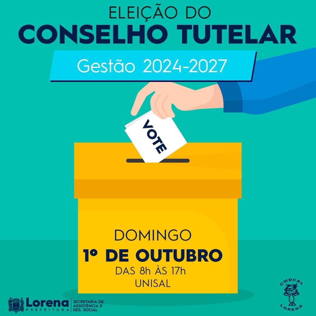 Domingo (01) é dia de eleição para representante do Conselho Tutelar